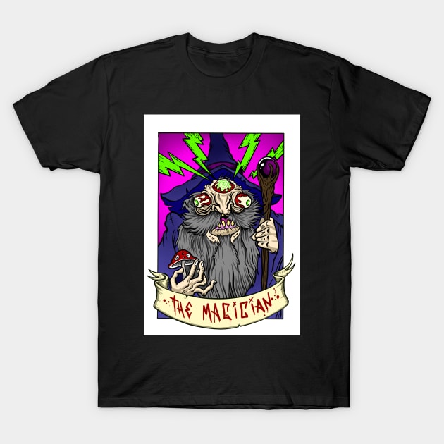 The magician tarot T-Shirt by Brownlazer